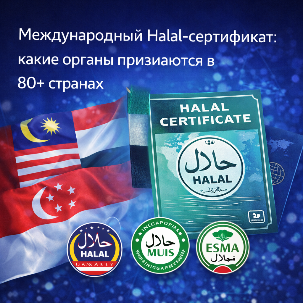 Международный Halal-сертификат: какие органы признаются в 80+ странах