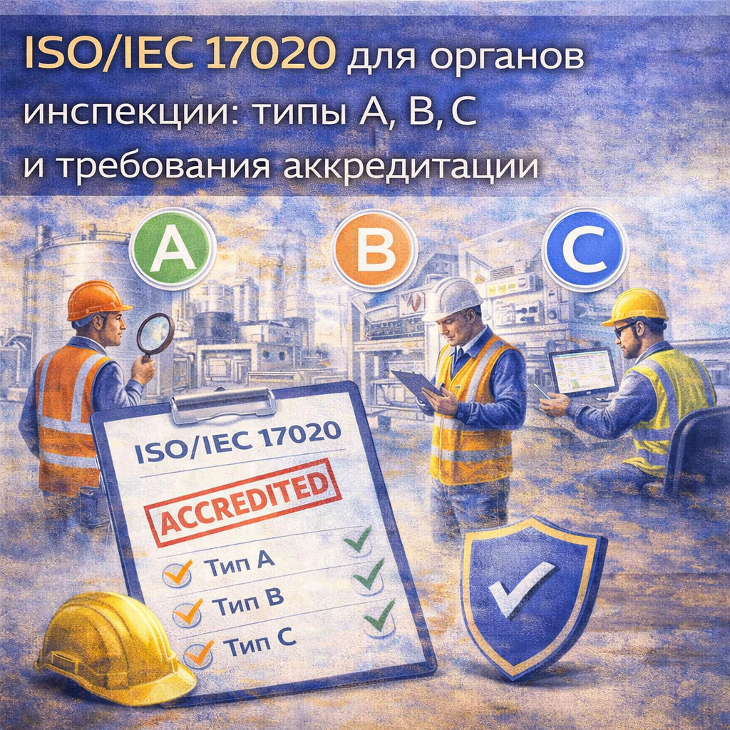ISO/IEC 17020 для органов инспекции: типы А, В, С и требования аккредитации