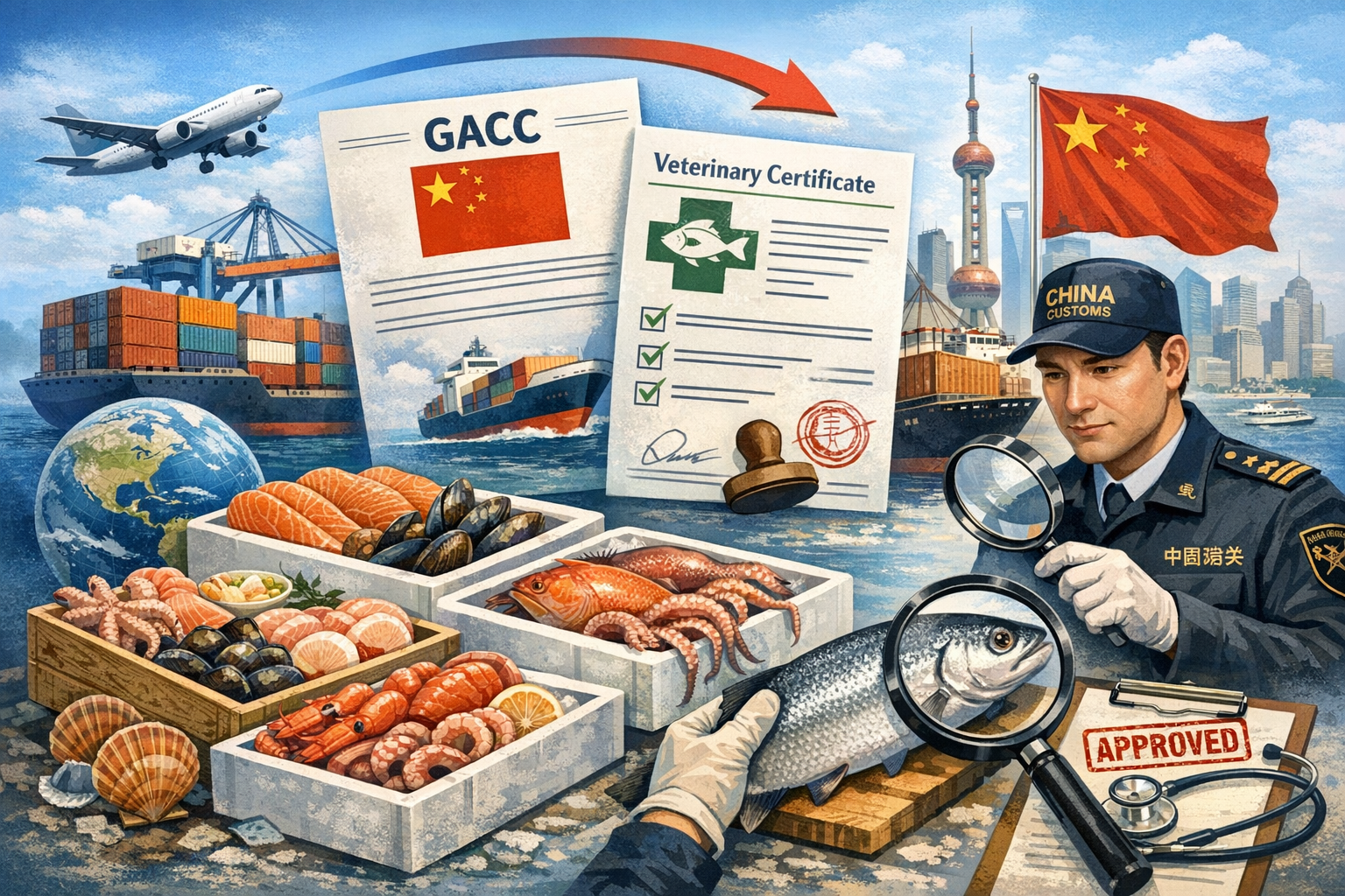 Экспорт рыбы и морепродуктов в Китай: GACC и ветеринарная сертификация