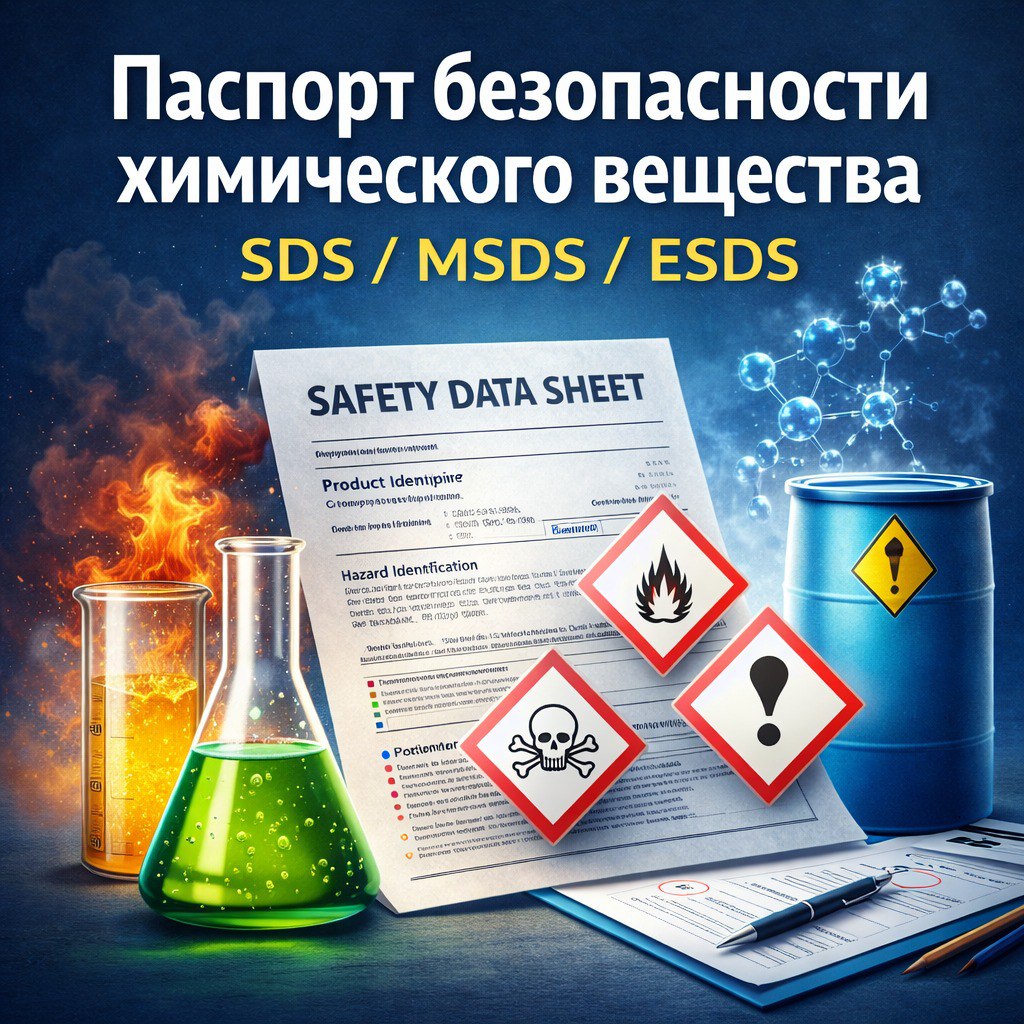Паспорт безопасности химического вещества SDS / MSDS / ESDS