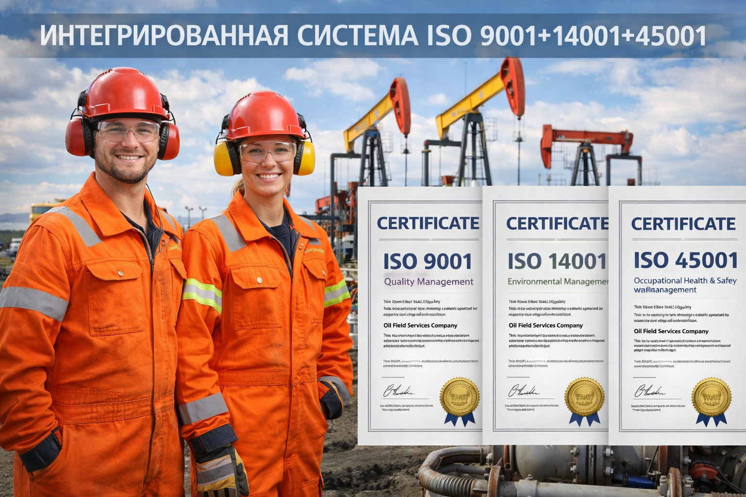 Кейс внедрения ИСМ ISO 9001+14001+45001 в нефтесервисе