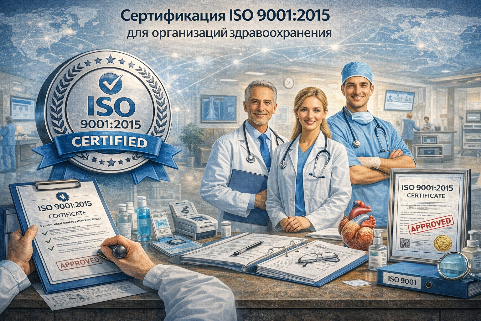 ISO 9001:2015 для организаций здравоохранения — система менеджмента качества медицинской помощи