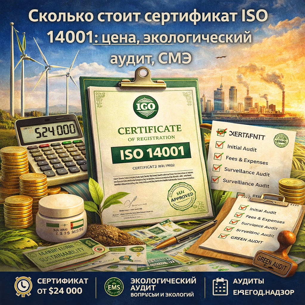 Сколько стоит сертификат ISO 14001: цена, экологический аудит, СМЭ