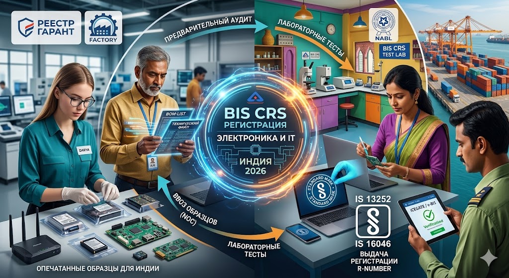 Сертификация BIS CRS для электроники: обязательные требования Индии, регламент и практика оформления