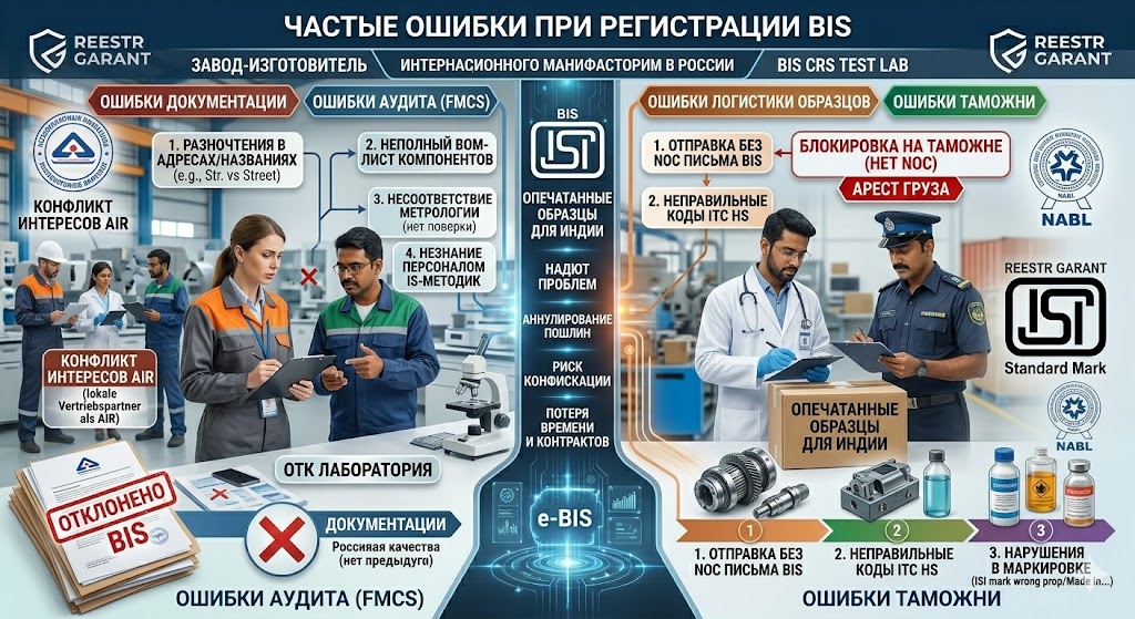 Частые ошибки при регистрации BIS: разбор критических сбоев в процедурах FMCS и CRS