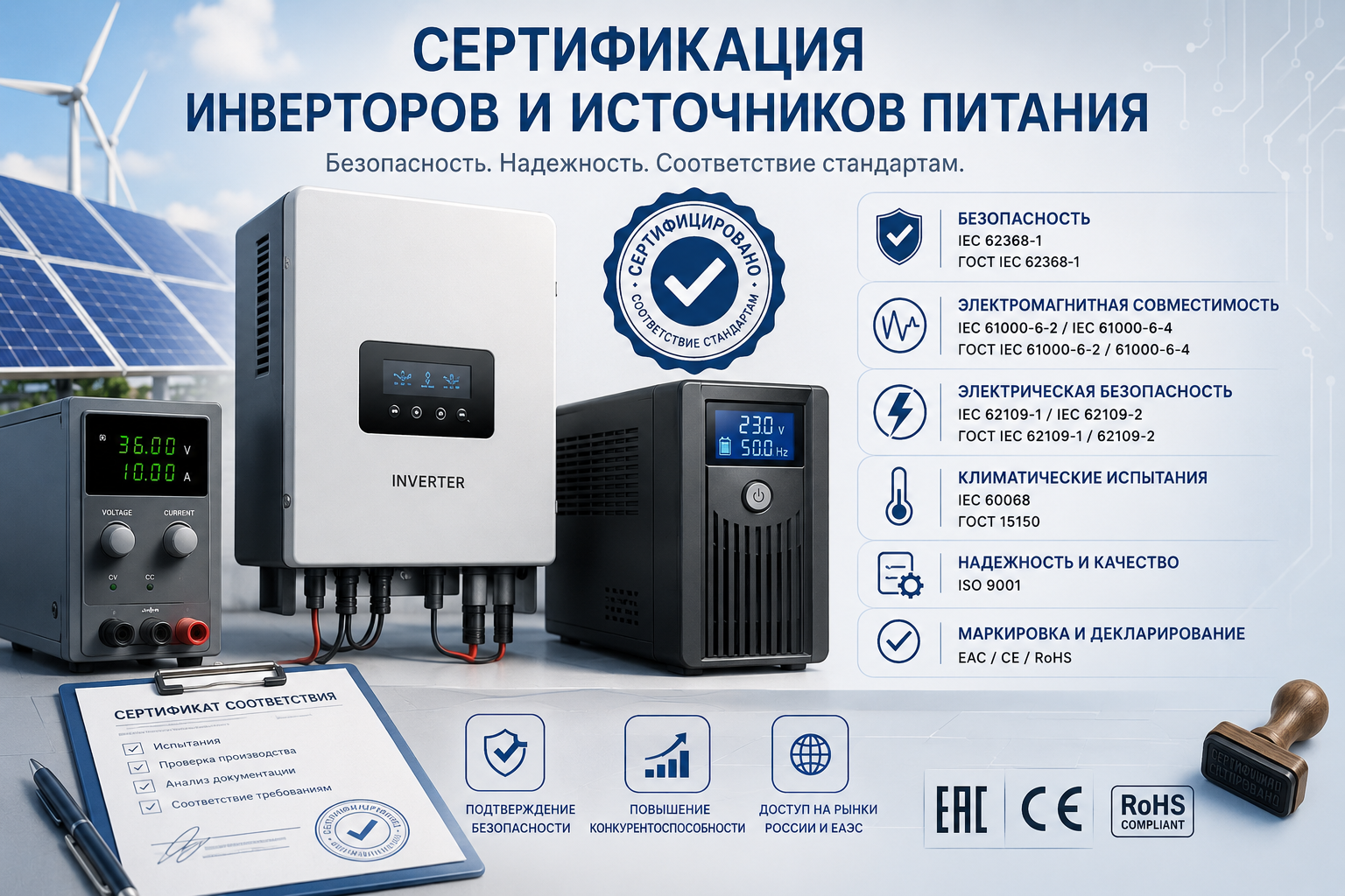Сертификация инверторов и ИБП для Индии: регламенты BIS CRS, стандарты MNRE и таможенный комплайенс в 2026 году