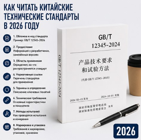 Как читать китайские технические стандарты в 2026 году
