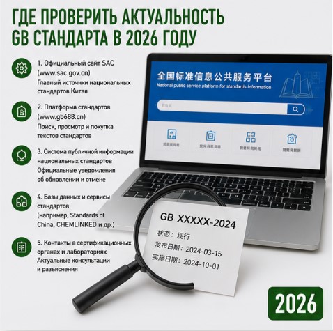 Где проверить актуальность GB стандарта в 2026 году